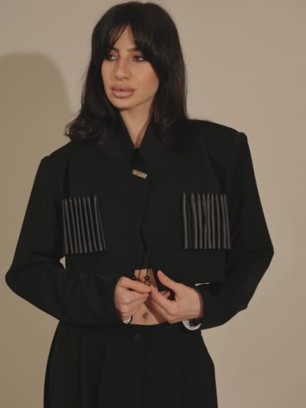 არტის პიჯაკი საქილეებით და შარვალი